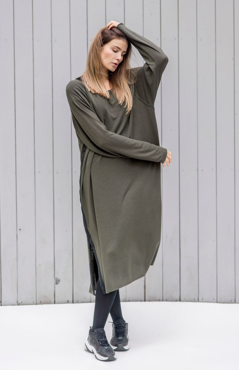 zielona sukienka kopenhaga green front 1