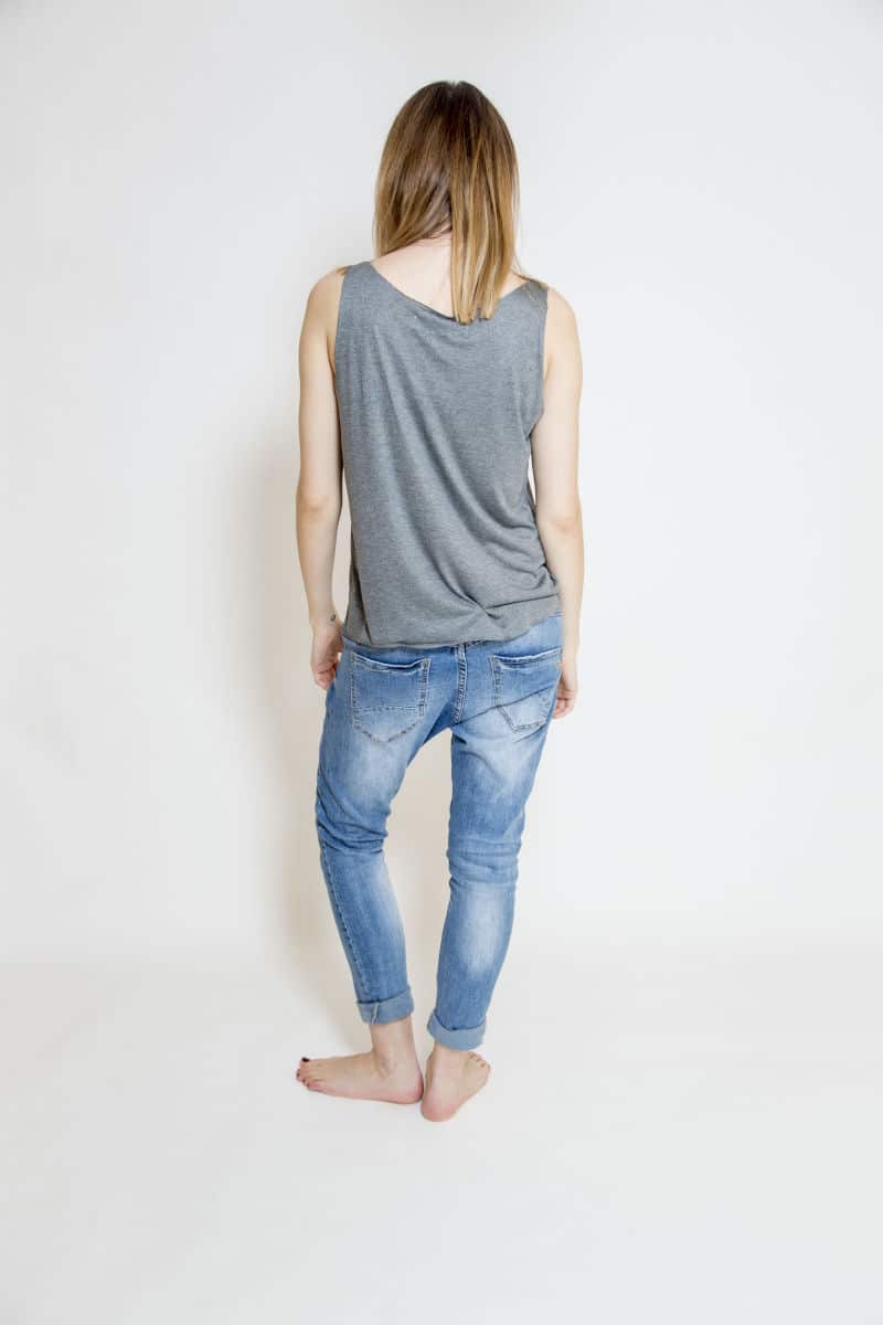 top_oversize_oslo_gray_tył szary_top_delCane_widok_tył