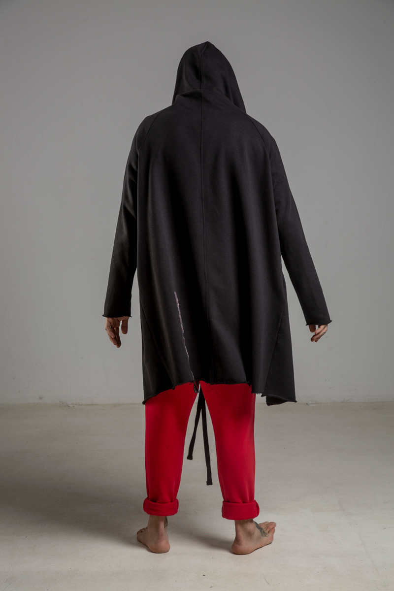 delcane bluza z kapturem czarna 80 TOKYO black him 2 tyl m delcane bluza z kapturem czarna 80 TOKYO black him 2 tyl m