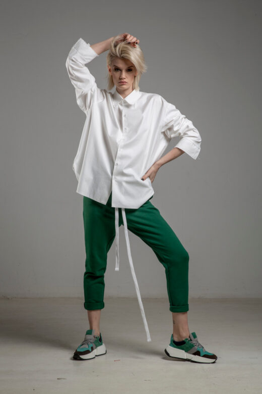Spodnie cotton TOKYO Green