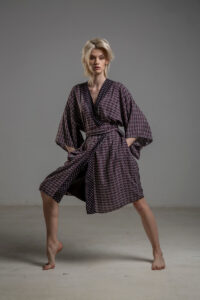 zwiewne kimono delcane Tokyo cherry przod 2m