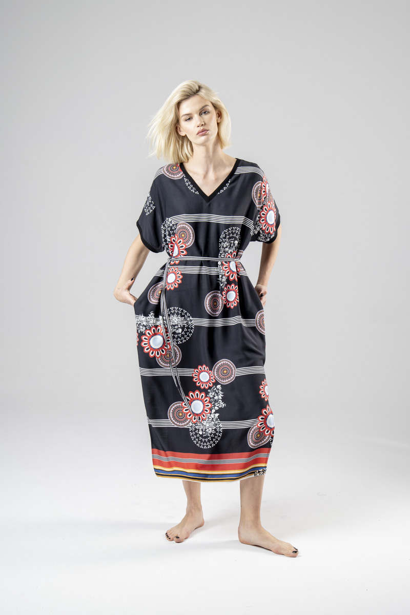 sukienka_sakai_pattern_delCane_przód_II długa-sukienka-kolekcja-sakai-delCane-przód-I