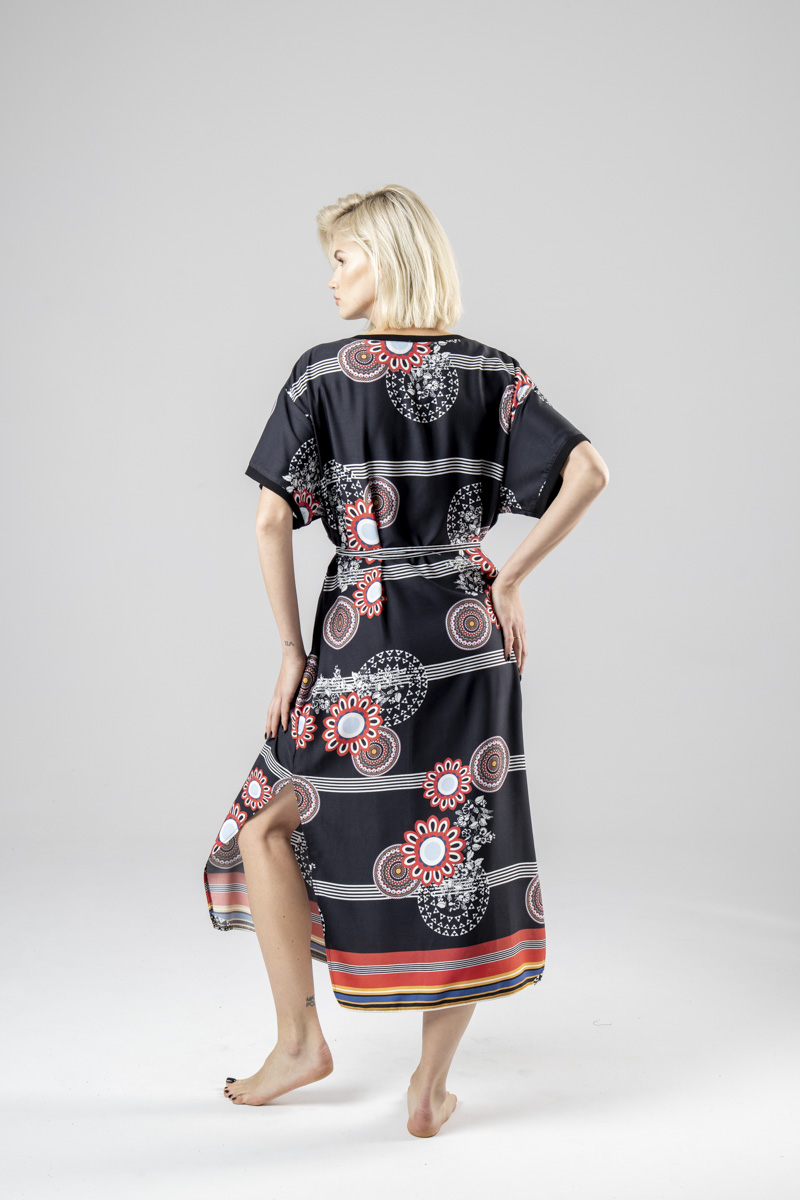 sukienka_sakai_pattern_delCane_tył_I długa-sukienka-kolekcja-sakai-delCane-tył