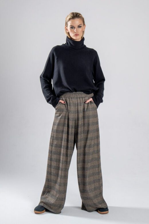 delCane-kolekcja-nikko-spodnie-wełna-z-jedwabiem-przód