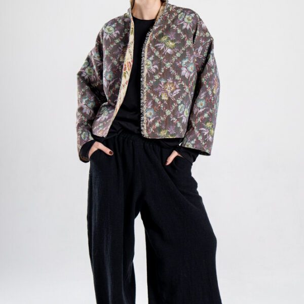 delCane-kolekcja-nikko-kurtka-kimono-żakard-przód