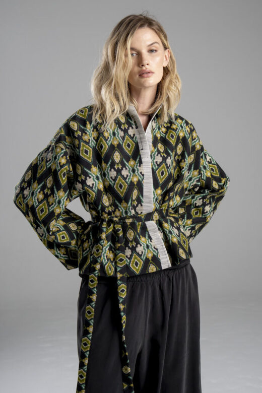 delCane-kolekcja-naha-kurtka-kimono-żakard