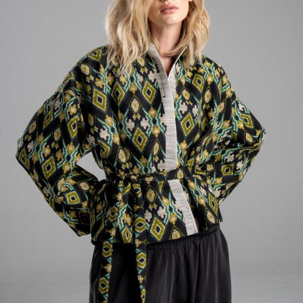 delCane-kolekcja-naha-kurtka-kimono-żakard