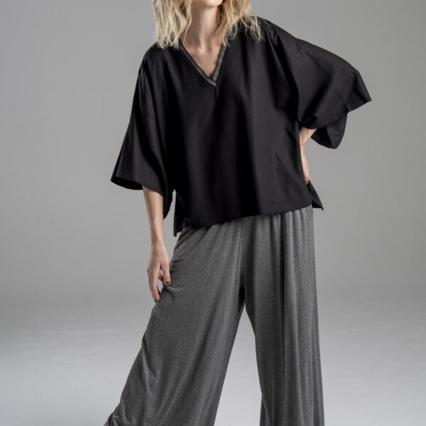 delCane-kolekcja-naha-kimono-bluzka-lniana-czarna