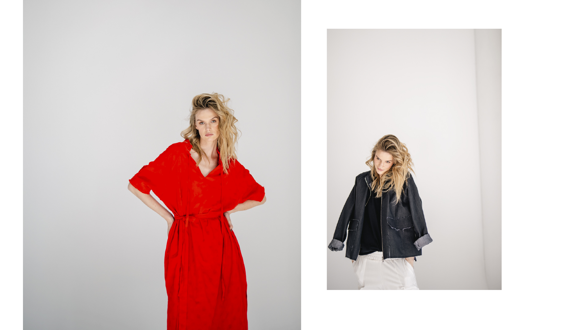 Lookbook kolekcji Noda, stylizacje studyjne, delcane 01